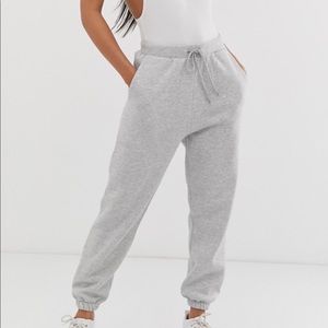 High rise grey jogger